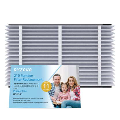 Aprilaire 210 MERV 11 Furnace Air Filters, 20x25x4, Compatible with 1210, 1620, 2120, 2210, 2216, 3210, 4200