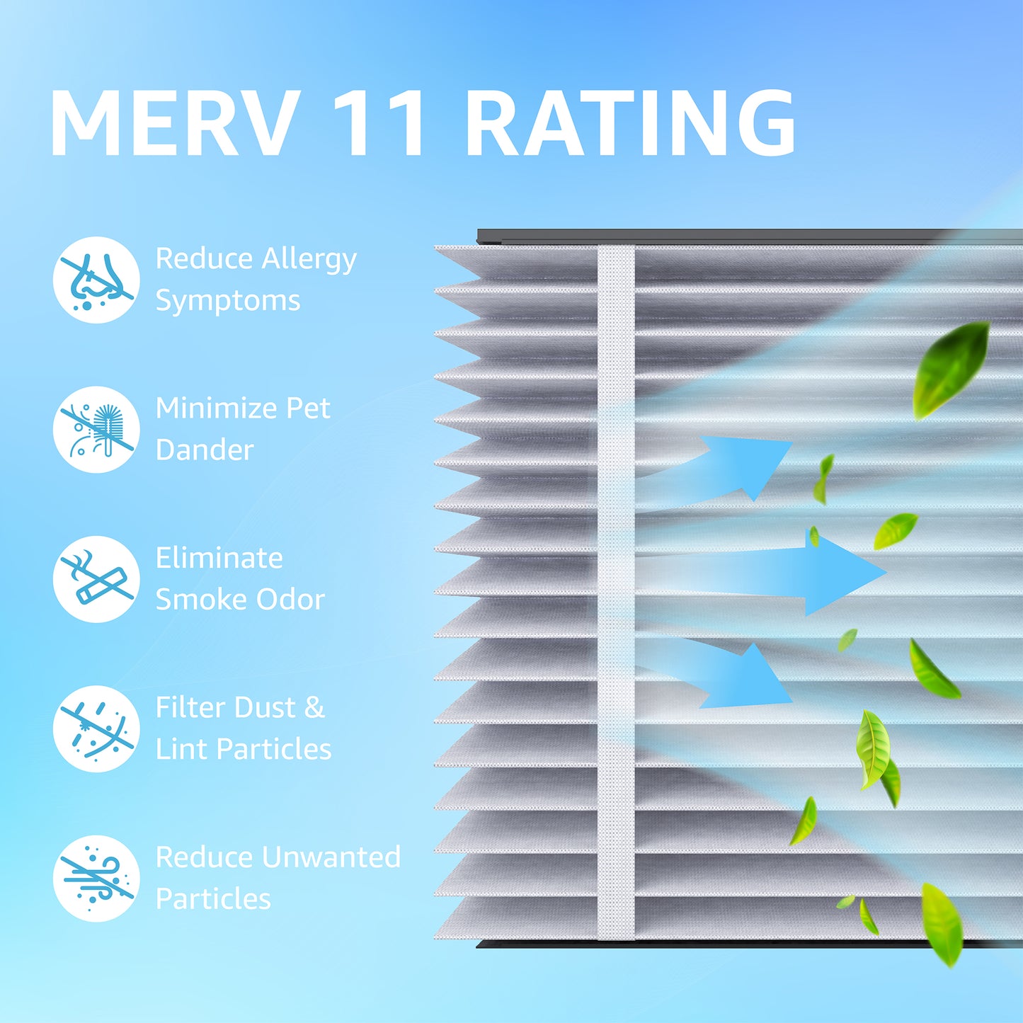 Aprilaire 210 MERV 11 Furnace Air Filters, 20x25x4, Compatible with 1210, 1620, 2120, 2210, 2216, 3210, 4200